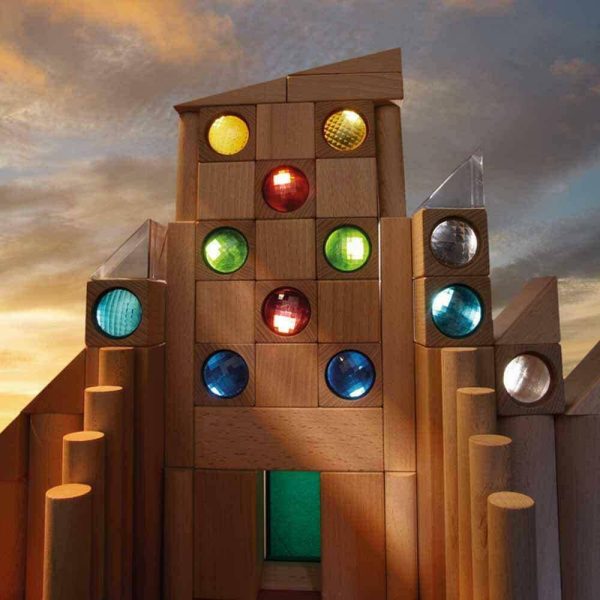 Kaleidoscopic Colored Prisms Building Blocks For Sale