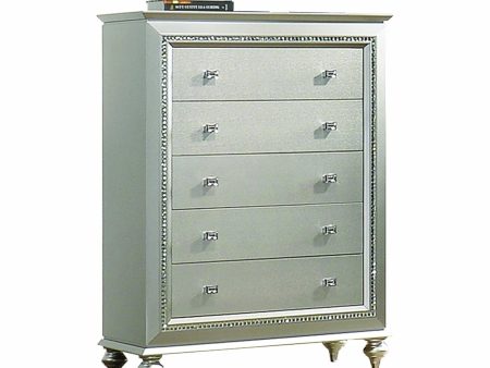 18  Champagne Five Drawer Standard Chest Online Hot Sale