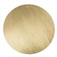 34  Black And Gold Embossed Metal Round Coffee Table on Sale