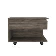 22  Dark Brown Manufactured Wood Rectangular Lift Top Coffee Table With Drawer Online Hot Sale