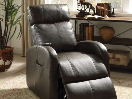 28   X 37  X 40  Dark Gray Pu Recliner With Power Lift Online Hot Sale