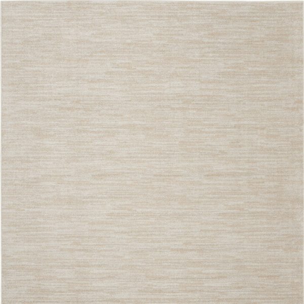 9  X 9  Ivory And Beige Square Non Skid Indoor Outdoor Area Rug Hot on Sale