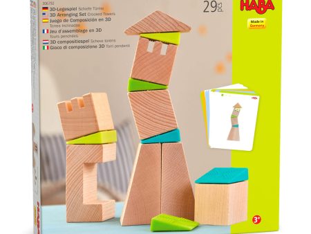 Crooked Towers Wooden Blocks Hot on Sale