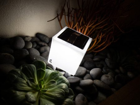 4  Modern Square Portable and Hangable Solar Lantern on Sale