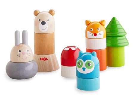 Forest Animals Wooden Stacking Toy Supply