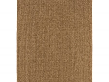 Tan Stain Resistant Indoor Outdoor Area Rug For Discount