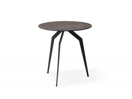 20  Black And Gray Ceramic Round End Table Online Hot Sale