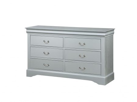 15  White Solid Wood Double Dresser Online now