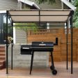 7 x 4.5 Feet Grill Gazebo Outdoor Patio Garden BBQ Canopy Shelter-Beige Supply