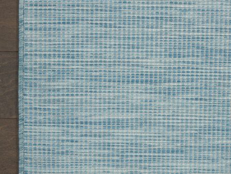 10  Aqua Power Loom Runner Rug Online