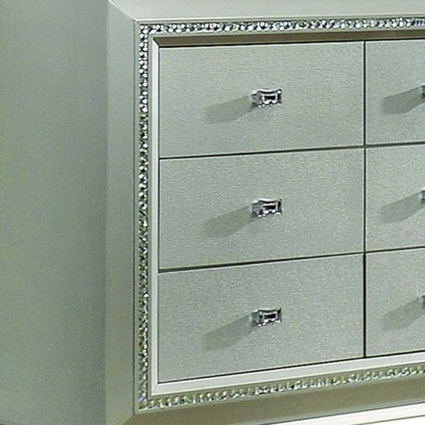 18  Champagne Solid Wood Double Dresser Online Sale