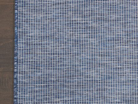 10  Navy Blue Power Loom Runner Rug Cheap