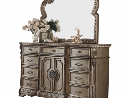 18  Brown Solid Wood Combo Dresser For Discount