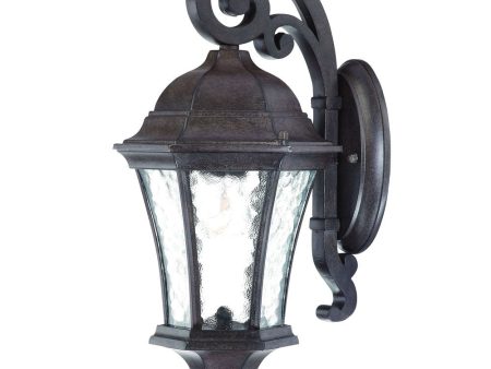 Antique Black Tapered Hanging Lantern Wall Light For Cheap