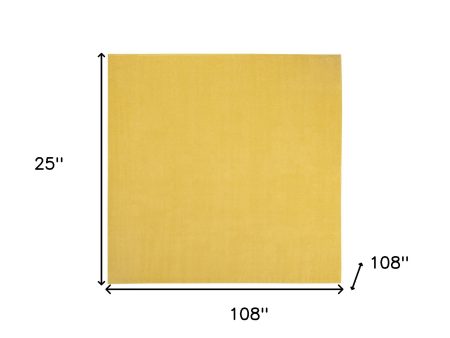 9  X 9  Yellow Square Non Skid Indoor Outdoor Area Rug Online