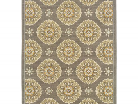 Gray Moroccan Indoor Outdoor Area Rug Online Sale