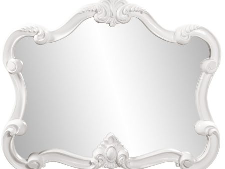 28  White Baroque Framed Accent Mirror Hot on Sale