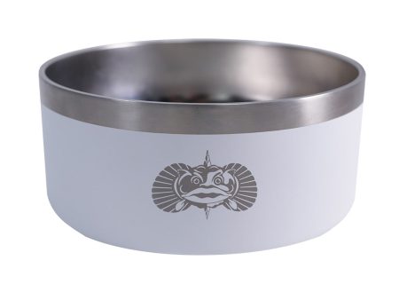 Toadfish Non-Tipping Dog Bowl - White [1052] For Sale