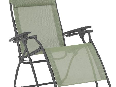 28  Green Steel Outdoor Zero Gravity Chair with Green Cushion Online Sale