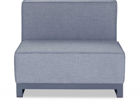 35  Gray and TPU Coating Metal Outdoor Modular with Gray Cushion on Sale