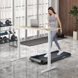 2 in 1 Folding Treadmill with Incline with Remote Control-Blue Online Sale