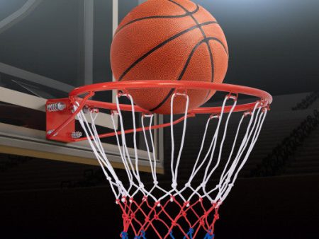 18 Inch Basketball Rim Goal Replacement with All Weather Net and Mounting Hardware-Orange Sale