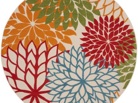 10  Green Orange and Red Indoor Outdoor Area Rug Supply