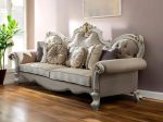 93  Pearl Velvet Sofa And Toss Pillows Sale