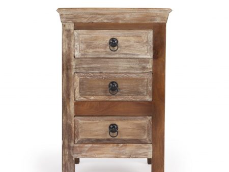 16  Modern Rustic Three Drawer Accent Chest on Sale