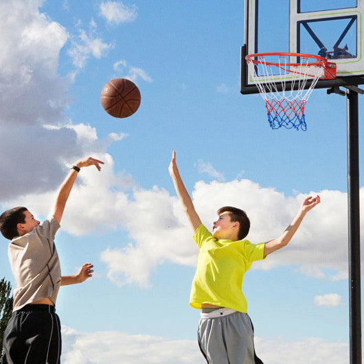 18 Inch Basketball Rim Goal Replacement with All Weather Net and Mounting Hardware-Orange Sale