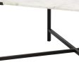 30  Brown And Black Solid And Manufactured Wood And Metal Square Coffee Table Hot on Sale