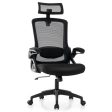 Adjustable Swivel Task Chair Ergonomic Office Chair with Adjustable Lumbar Support-Black Online Hot Sale