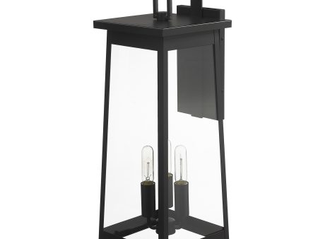 Alden 3-Light Matte Black Wall Light Online Sale