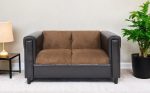 54  Brown And Black Chenille Loveseat Online Hot Sale