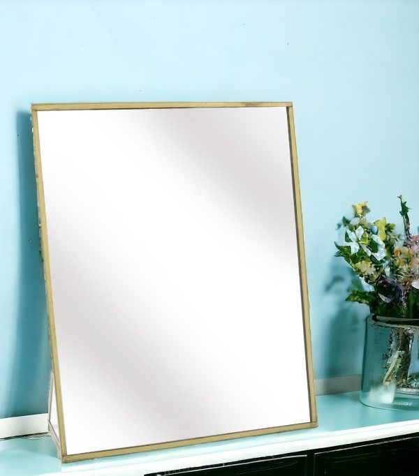 10  Gold Framed Makeup Shaving Tabletop Mirror For Cheap