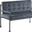 51  Gray Velvet Loveseat Fashion