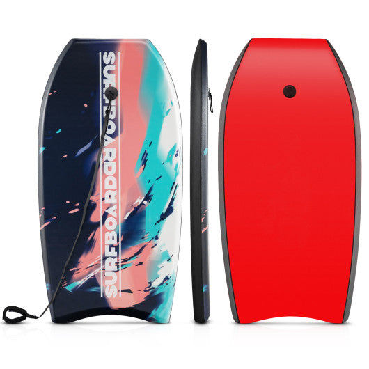 33 37 41 Inches Lightweight Body Board Boogie Board with EPS Core XPE Deck HDPE Bottom Multicolor2-M For Sale