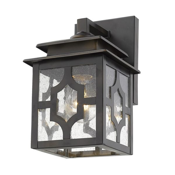 Antique Bronze Outdoor Lantern Wall Light For Discount