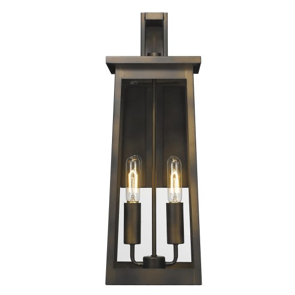 Alden 2-Light Oil-Rubbed Bronze Wall Light For Discount