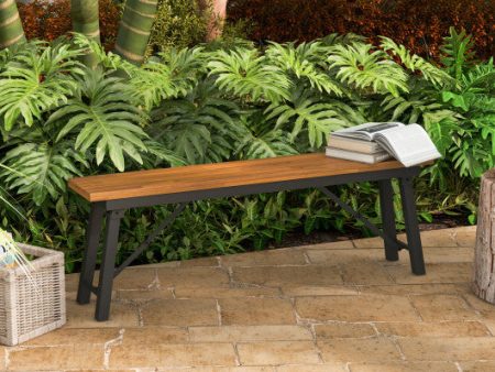 Folding Picnic Bench Set Rectangular Acacia Wood Dining Camping BBQ Benches Sale