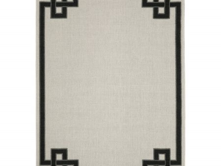 10  X 13  Beige and Black Stain Resistant Indoor Outdoor Area Rug Supply