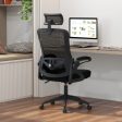 Adjustable Swivel Task Chair Ergonomic Office Chair with Adjustable Lumbar Support-Black Online Hot Sale