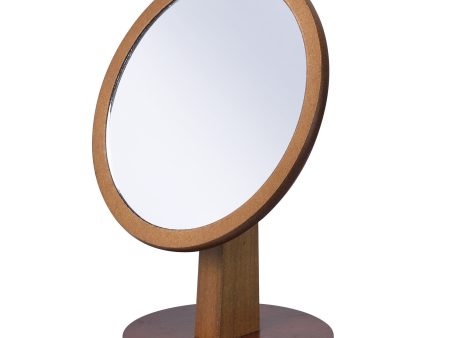 10  Brown Round Framed Makeup Shaving Tabletop Mirror Online now