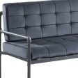 51  Gray Velvet Loveseat Fashion