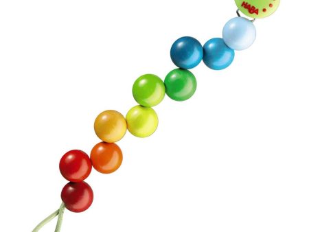 Rainbow Pearls Pacifier Holder Fashion